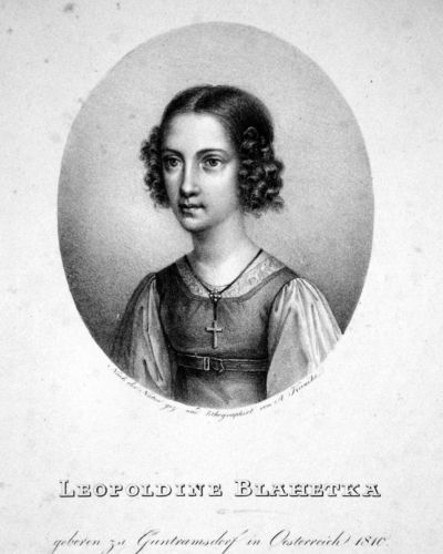 BLAHETKA, Leopoldine (1809–1885)