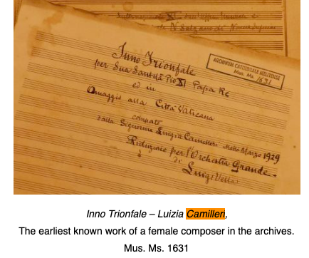 CAMILLERI, Luisa (1878–?)