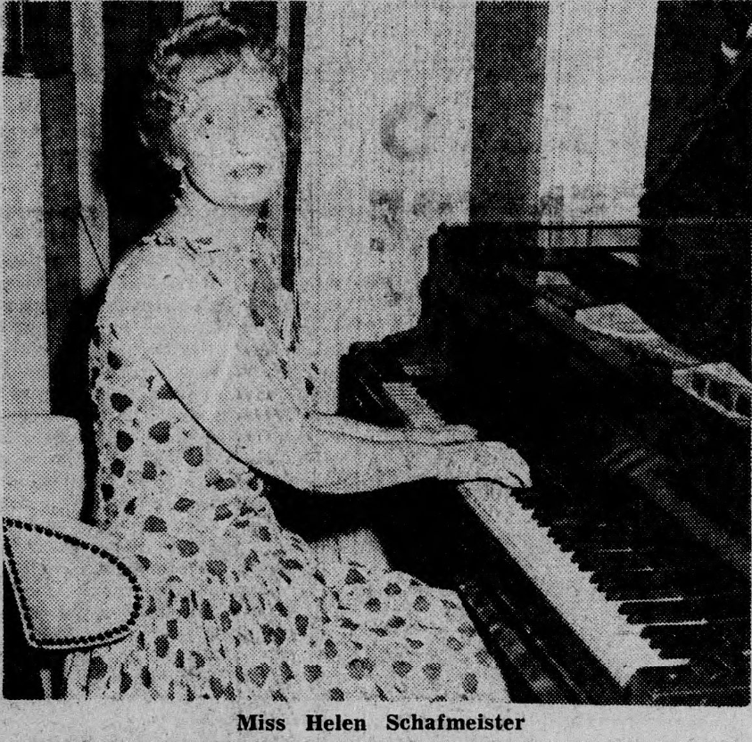 SCHAFMEISTER, Helen (1900–?)