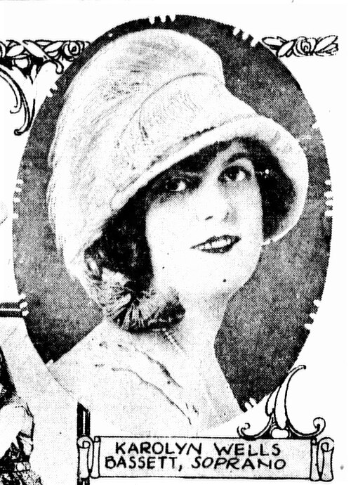 BASSETT, Karolyn Wells (1892-1931)